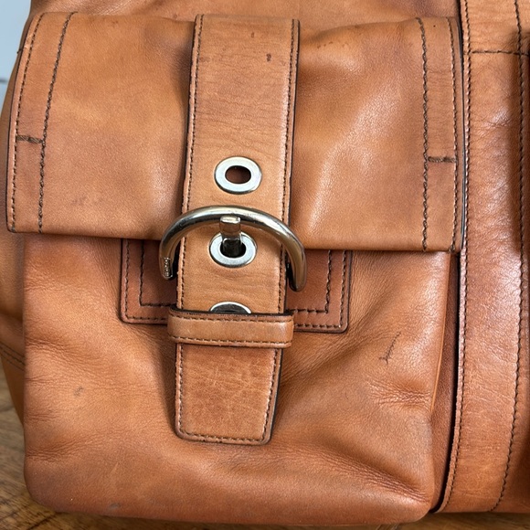 Coach Vintage Soho 6468 Brandy Tan Leather Shoulder Bag - Picture 5 of 16